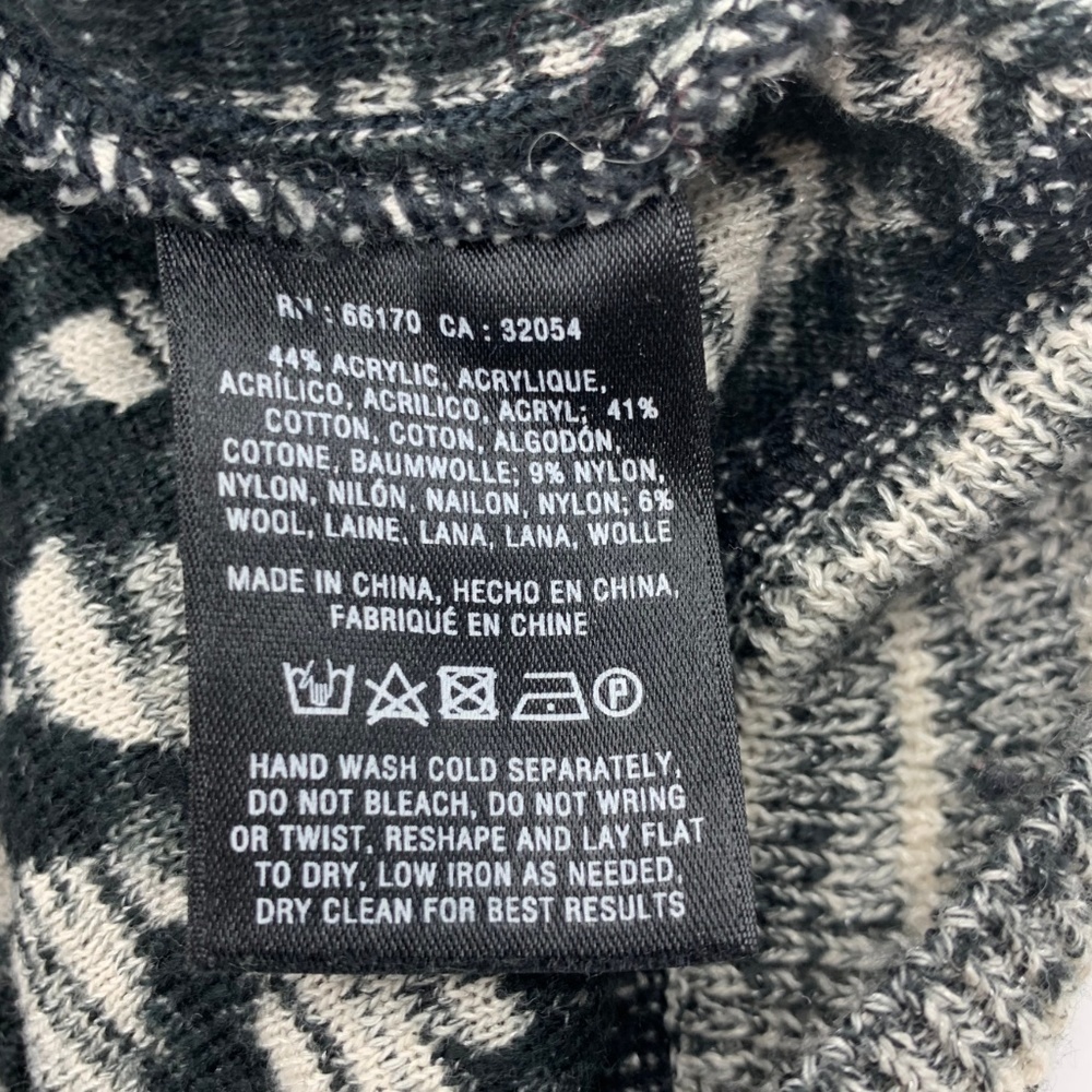Anthropologie Moth Gray & Black Sweater Dress - Picture 5 of 6